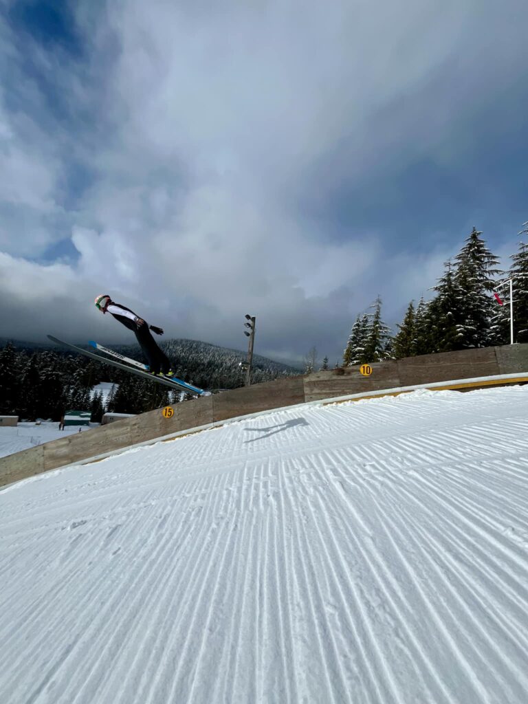 Sea to Sky Nordics ski jumper