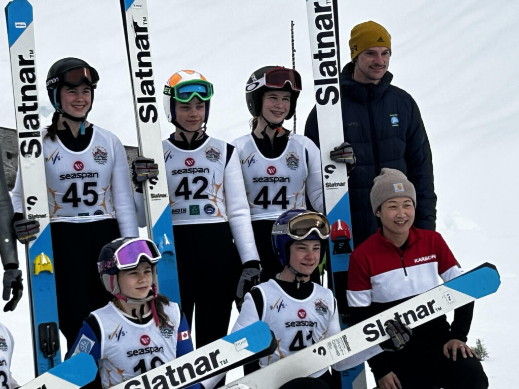 Close up of jump camp participants